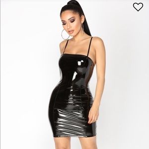 Fashion Nova Shameless Latex Dress
